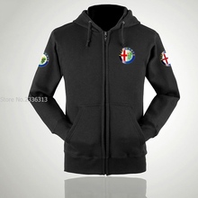 Sudadera con capucha de Alfa Romeo para hombre y mujer, chaqueta con cremallera, nuevo diseño, ventas, Otoño e Invierno 2024 - compra barato