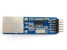 Placa ethernet enc28j60 controlador simples, kit de módulo de avaliação de lan spi rj45 suportado 2024 - compre barato