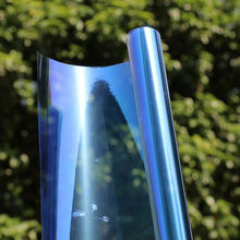 50 см x 400 см (20 дюймов x 158 дюйма) 2 мил 55% светопередача зеркальная пленка затеняющая Солнечная пленка для окон автомобиля Защита от УФ-лучей 2024 - купить недорого