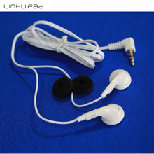 Auriculares intrauditivos desechables para biblioteca escolar, cada uno sellados individualmente, embalaje, 200 Uds./lote 2024 - compra barato