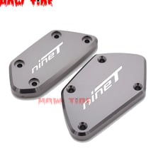 2PCS For For BMW R nineT 2013-2016 Motorbike Front Brake Clutch Oil Reservoir Fluid Tank Cap Cover RnineT CNC Aluminum 2024 - buy cheap