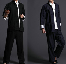 Trajes de kung fu de algodón y lino de alta calidad para artes marciales, uniformes de wing chun, ropa, conjuntos de ropa Tang 2024 - compra barato