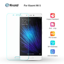 Nicotd 2.5D 9H Premium Tempered Glass For Xiaomi Mi5 M5 Screen Protector Toughened protective film For Xiaomi Mi5 M5 Glass 5.15" 2024 - buy cheap