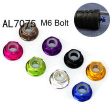 ultralight 1.0g M6 Bolt for Brompton Bike Rear Shock 8 Colors Aluminum Alloy 2024 - buy cheap