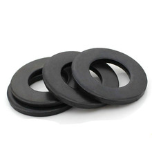 50PCS M3 M4 M5 M6 M8 M10 GB97 8.8 Black Flat Washer Thickened Gasket Ultra-thin Metal Washer 2024 - buy cheap