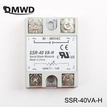 DMWD solid state relay SSR-40VA-H 40A actually 500Kohm 4w TO 90-480V AC SSR 40VA H Resistance type voltage regulator solid state 2024 - buy cheap