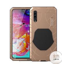 Protector de pantalla de vidrio templado para Samsung A70, funda de teléfono de aluminio duro para Samsung Galaxy A70 S10 Plus 2024 - compra barato