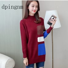 Autumn Winter Women Pullovers Sweater Knitted Elasticity Casual Jumper Fashion Slim Turtleneck Warm Female Sweaters 2024 - buy cheap