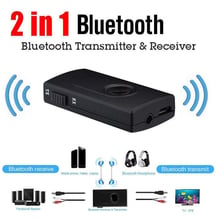 2 в 1 беспроводной Bluetooth аудио передатчик + приемник 3,5 мм RCA музыкальный приемник адаптер 2024 - купить недорого