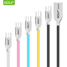 GOLF 1m Zinc Alloy Fast Charging USB Data Charge Cable for iPhone SE X XR XS Max 6 6S 7 8 Plus 12 mini 11 Pro Max Charger Cable 2024 - buy cheap