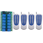 Dc 12v 24v 10a 12 ch 12ch rf sistema de interruptor controle remoto sem fio transmissor + receptor/lâmpada/porta da garagem/persianas/janela 2026 - compre barato