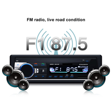 kebidu Bluetooth Mp3 Music Player 12V Car Radio Stereo Player In-dash 1 Din FM Aux Input Receiver AUX-IN FM/USB remote control 2024 - buy cheap