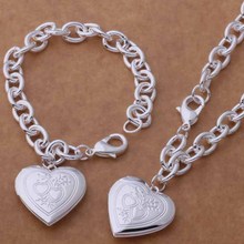 wholesale High quality silver plated Fashion jewelry  necklace   bracelet  WT-387 2024 - buy cheap