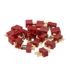RC Lipo Battery Helicopter 10 Pair T Plug Connectors Male Female for Deans Suitable Use In RC Hobby Car Boat Plane Helicopter 2024 - buy cheap