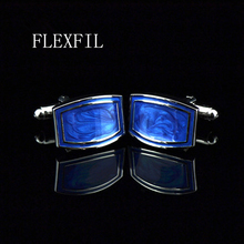 FLEXFIL Jewelry french shirt cufflink for mens Brand designer Cuffs link Button male High Quality Luxury Wedding Free Shipping 2024 - buy cheap