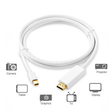 Mini puerto de pantalla a HDMI, Cable 4K 1080P DP a HDMI, adaptador Thunderbolt, convertidor HDMI para MacBook Air, envío gratis 2024 - compra barato