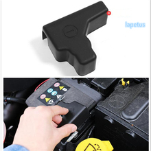 ¡Lapetus negro! Moldura de cubierta de marco de plástico para motor, decoración de interfaz negativa de batería de motor, compatible con Jeep Compass 2017, 2018, 2019, 2020 2024 - compra barato