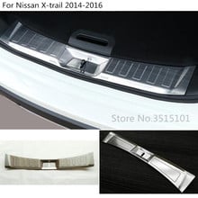 Car Stainless Steel Inner Rear Back Bumper Trim Plate Trunk Frame Threshold For Nissan X-Trail Xtrail T32/Rogue 2014 2015 2016 2024 - buy cheap