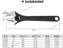 BESTIR TOOL taiwan made tool steel european type blackened adjustable wrench 6" 8" 10" 12" 15" hand tool 2024 - buy cheap