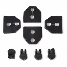 DWCX 4Pcs Car Door Striker Cover Lock Protector+4pcs Door Check Arm Cover For Subaru Forester Legacy Outback XV 2012 2013 2014 + 2024 - buy cheap