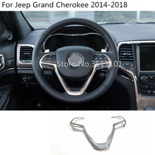 Car Styling Stick Cover Steering Wheel Button Switch Kit Trim Frame Panel Hood For Jeep Grand Cherokee 2014 2015 2016 2017 2018 2024 - buy cheap