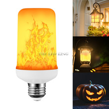 E27 E26 E14 G4 LED Flame Effect Fire Light Bulb 15W 5W AC85-265V DC12V 110V Gravity Sensor Flickering Emulation Decoration Lamp 2024 - buy cheap