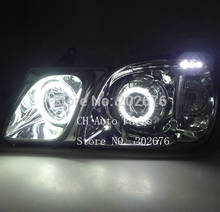 FREE SHIPPING, CHA 1998-2007 ANGEL EYE HEADLIGHT ASSEMBLY, WITH BI-XENON PROJECTOR, COMPATIBLE CARS: LEXUS LX470 2024 - buy cheap