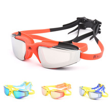 Gafas de natación para adultos, lentes de buceo antiniebla, UV, profesionales, impermeables, de silicona suave, para piscina 2024 - compra barato