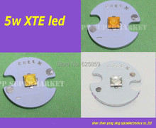 Free shiping 10pcs  Cree XT-E XTE 5W LED Warm/Cold White/Royal Blue LED CHIP with 16MM PCB 2024 - buy cheap