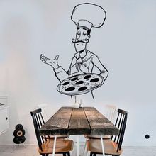 Etiqueta da parede do restaurante da pizza decalque da parede da arte do vinil decalques da parede de pegatina 2024 - compre barato