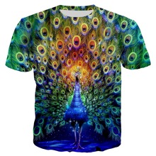 New Fashion Womens Men Medusa/ Green Star Trip Tree / Visionary Peacock T shirt  3d Printed Tshirt Unisex Tees Tops T-shirt 2024 - buy cheap