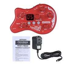 Ammoon-pedal pockrock para guitarra, processador de diversos efeitos, pedal de efeito elétrico, 15 efeitos, adaptador de potência, acessórios para guitarra 2024 - compre barato