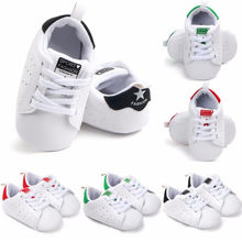 0-18M baby shoes Infant Toddler Unisex Sneakers Soft Sole Crib Comfort PU Casual baby girl shoes  First Walkers 2024 - buy cheap