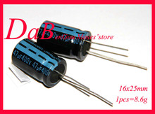 400v 47uf 100% Original New Electrolytic Capacitor capacitance Radial 16x25mm 2024 - buy cheap