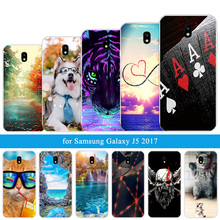 Mobile Phone Protector for Galaxy J5 2017 Transparent TPU Soft Silicone Cases for Samsung J530F SM-J530F Fashion Printing Cover 2024 - buy cheap