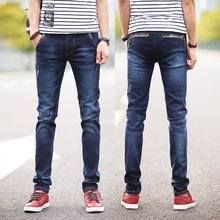 2019 весенние мужские байкерские джинсы Рваные зауженные джинсы обтягивающие джинсы для мужчин модные высокое качество джинсовые штаны плюс Размеры 2024 - купить недорого