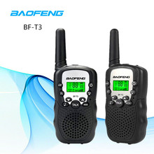 2 uds niños Walkie Talkie UHF BaoFeng BF-T3 FRS Radio de dos vías Comunicador T3 útil Radio HF transceptor de Radio CB 2024 - compra barato