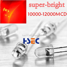 1000pcs /lot Super Bright led 5mm Red Green white Yellow Blue LED diode lamp water clear bulbs emitting diodo 3V F5 dioda led 2024 - buy cheap