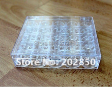 Bobinas de plástico transparente para máquina de coser doméstica, Kit de 25 + 1 de 11,2mm de altura, OD 20,15mm, para Singer,Brother,Juki 2024 - compra barato