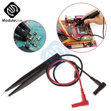 SMD Inductor Test Clip Probe Tweezers 250V For Resistor Multimeter Capacitor Meter Clip Probe For SMD Components Measure 2024 - купить недорого