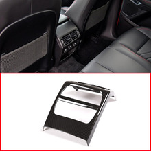 Car Rear Back Air Conditioning Vent Frame Trim Carbon Fiber ABS For Jaguar E-PACE E PACE 2018 2019 Car Accessories and Parts 2024 - buy cheap