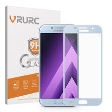 VRURC Tempered glass for Samsung Galaxy A3 A5 2017 A320F A320 SM-A520F A520 Screen protector 2.5D Full cover 9H Protective Film 2024 - buy cheap