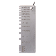 Fio de aço inoxidável da ferramenta de medição da espessura do calibre de fio/ferramenta multifuncional útil da medida do calibre do metal da folha 2024 - compre barato