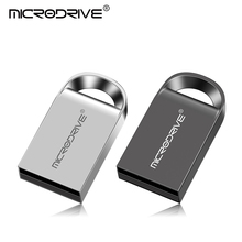 Super mini pen drive usb 128, pen drive de metal 2.0 gb 64gb 32gb 16gb 8gb flash drive de memória 2024 - compre barato