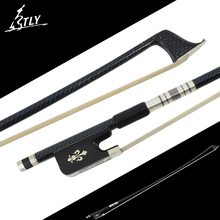 Factory Store Grid Carbon Fiber Full Size Cello Bow Orchid Carved Ebony Frog w/ Colored Shell White Horsehair 4 Colors 2024 - buy cheap