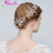 Stunning Crystal Pearl Bridal Headbands Extra Long Rhinestone Chain Hair Vine Wedding Prom Dress Headpiece Online 2024 - buy cheap