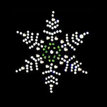 6pc/lot  Snowflake patches rhinestones fix designs iron on transfer hot fix rhinestone motif hot fix applique patches for shoes 2024 - buy cheap