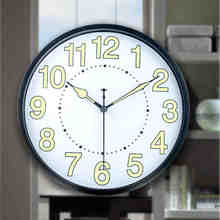 Luminous living room wall clock fashion modern mute clock brief clocks quartz clock 2024 - buy cheap