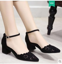 2019High Heels Shoes Women Fashion Shoes Sandals Pumps Summer Sexy Black Heels Ladies Shoes Casual Women Pumps Wedding Shoes 2024 - buy cheap