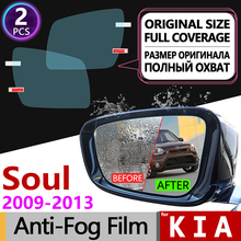 for Kia Soul 2009~2013 AM Full Cover Anti Fog Film Rearview Mirror Rainproof Anti-Fog Films Accessories 2010 2011 2012 Stickers 2024 - buy cheap